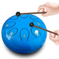 rain drum for outside，Steel Tongue Drum 8 Notes 6 Inches Chakra Tank Drum Steel Percussion Padded Travel Bag and Mallets，Musical Education Entertainment Meditation Yoga Zen Gifts(Light blue) - color: Light blue