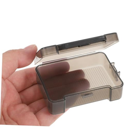 ABOOFAN Clear Stackable Plastic Storage Box for Jewelry Small Accessories Versatile Organizer for Crafts Beads and Small Items Elegant Design for Travel Everyday Use Compact