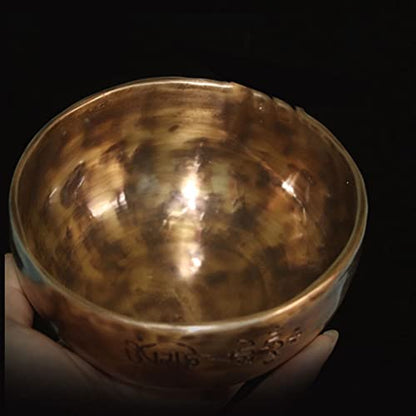 Copper Bowl Meditation Sound Bowl Tibetan Singing Bowl Handmade Buddha Sound Bowl Yoga Sound Healing Buddha Sound Bowl Ornament Bowl Bowl,11CM