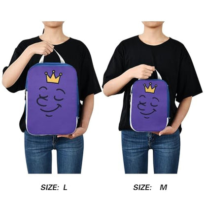 Foldable 3pcs Travel Packing Storage Bags Polyester Bags Organizer for Luggage, Proud Crown Look (3 Set) - color: Proud Crown Look