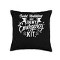 Emergency Kit for Guided Meditations Design Throw Pillow - size: 16x16