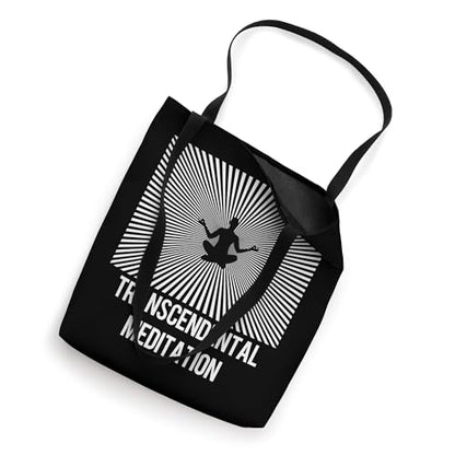 Transcendental Meditation - TM Yoga Mantra Energy Rays Tote Bag