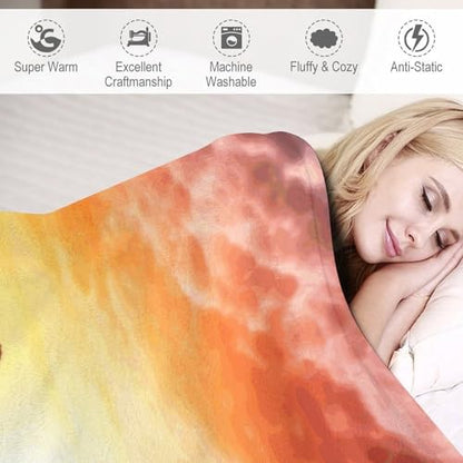 Yoga Meditation Soft Throw Blanket for Couch Lightweight Flannel Blanket for Sofa Couch Throw Bed Warm Cozy Decorative Blankets Fall Winter Decor 50"x60" - size: 50"x60"