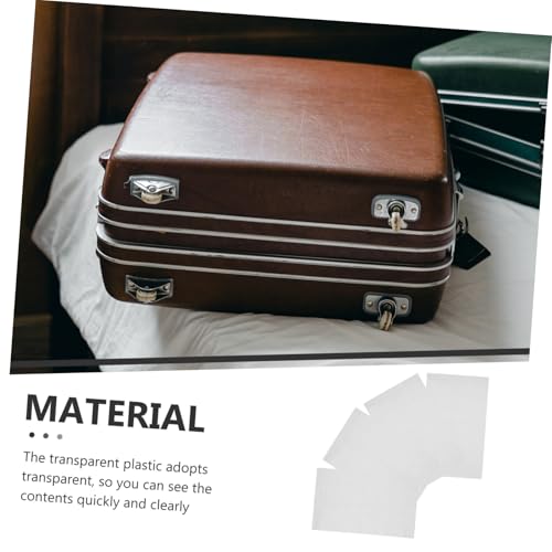PRETYZOOM 4pcs Large Storage Bags Foldable Organizer for Clothes Blankets and Luggage Pe Pouch for Efficient Storage