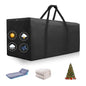 Outdoor Patio Cushion Storage Bag - Waterproof Large Patio furniture Cushion Organizer Storage Bag with Handle and Zipper, 55" L x 24" W x 24" H Big Foldable Duffle Cover - size: 55" L x 24" W x 24"