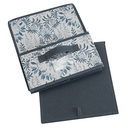 Laura Ashley Medium Storage Box | Dimensions: 11"x 12"x 6 | Foldable | Closet Organization | Storage | Parterre - style: Medium Box