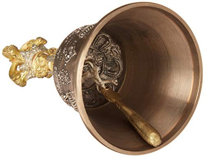 Tibetan Buddhist Meditation Bell And Dorje Set - Dharma Objects Bell Of Enlightenment From Nepal 7 Inches