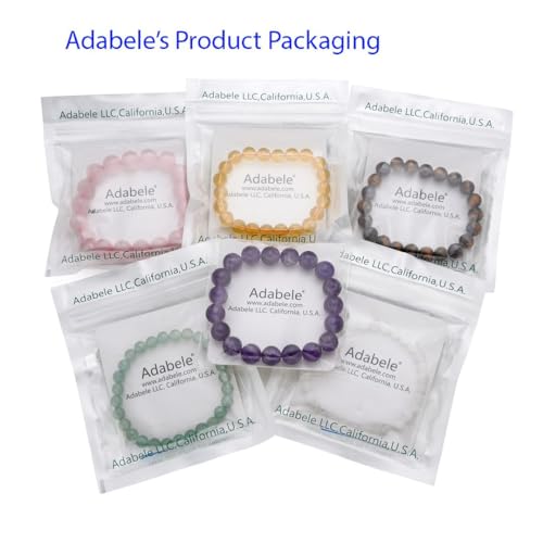 Adabele 1pc Natural Stretch Gemstone Bracelet 8mm (0.31") Bead 7 Inch to 8.5 inch Healing Crystal Energy Quartz Chakra Jewelry Women Unisex Birthday Gift - color: Lava Rock, size: 7.5 inch