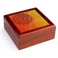 3dRose, Wisdom – Chakra Meditation Medallion – Red Orange Yellow, Jewelry Box 5.5x5.5 inch with 4 inch tile
