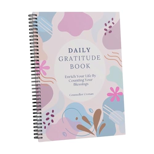 Daily Gratitude Journal Light Weight Portable Planner Notebook for Daily Reflection and Goal Tracking 14x21cm Portable Planner