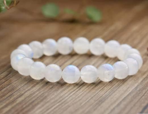 Single-pack of pure gemstone bracelets… - color: Blue-Moon-8MM