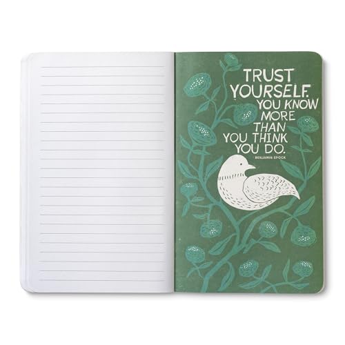 Compendium Softcover Journal – You have everything... – A Write Now Journal with 128 Lined Pages, 5" W x 8" H - color: Everything Green