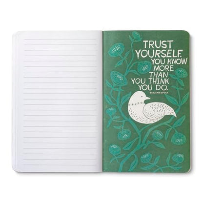 Compendium Softcover Journal – You have everything... – A Write Now Journal with 128 Lined Pages, 5" W x 8" H - color: Everything Green