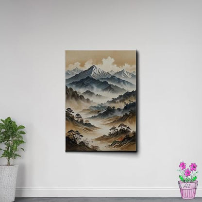 Japanese Wall Art, Minimalist Wall Art, Neutral Abstract Art, Modern Minimalist, Zen Wall Art, Zen Printed Wall Art, Japanese Art Print, Decor Canvas, Wall