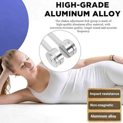 AUNMAS Sensory Frequency Instrument, Aluminum Alloy with Durable Build Lightweight Design Clear Resonant Tones for Yoga Spa Meditation Relaxation Therapy