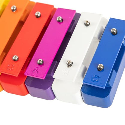 8 Tone Sound Brick Colorful Metal Durable Soundboard Glockenspiel Percussion Instrument Glockenspiel Percussion Instrument