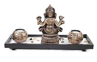 Zen Garden Buddha Table Top Candle Holder (Ganesha Sand)