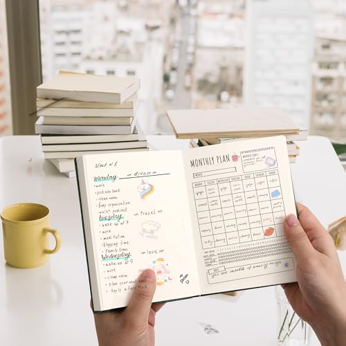 Thick Blank Journal Notebook 400 Pages 3.9 × 5.5 No Lines Soft Leather Pocket Blank Notebook for Women Drawing Book Memo Writing Sketch Diary Notebook Upgrade Page (khaki) - color: khaki