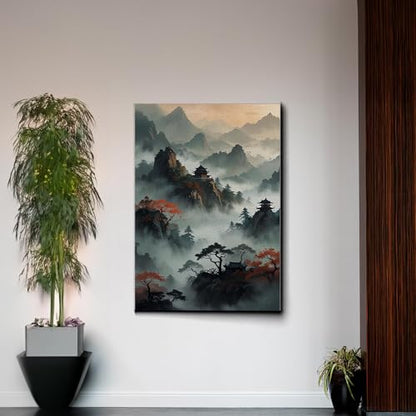 Japanese Wall Art, Minimalist Wall Art, Neutral Abstract Art, Modern Minimalist, Zen Wall Art, Zen Printed Wall Art, Japanese Art Print, Canvas Prints, Decor