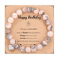 Beaded Bracelets, Natural Stone Bead Bracelet - color: LCS Multicolour 21416