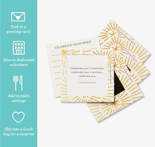 Compendium ThoughtFulls Pop-Open Cards — 4-Pack of Shine, Hope, Believe, Dream — 120 Pop-Open Cards, Each with a Different Message Inside - color: Shine, Hope, Believe, Dream