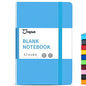 JOYEUX Blank Journal Notebook, A5, 160 Pages 100 Gsm Thick Sketch Books Hardcover Journal for Writing, 5.7 inches x 8 inches Notebooks for Work (Sky Blue) - color: Sky Blue