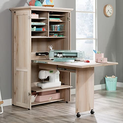 Sauder Miscellaneous Storage Craft & Sewing Armoire, Pacific Maple finish - color: Pacific Maple
