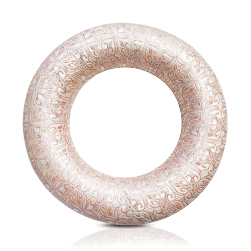Singing Bowl Cushion for Tibetan Singing Bowls, Handmade Silk Brocade Round Cushion Pillow for Sound Healing and Crystal Sound Bowls Accessories(6.7 Inch,Pink) - color: Pink, size: 6.7 Inch
