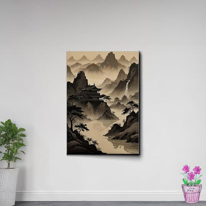 Japanese Wall Art, Minimalist Wall Art, Neutral Abstract Art, Modern Minimalist, Zen Wall Art, Zen Printed Wall Art, Japanese Art Print, Art Print, Print