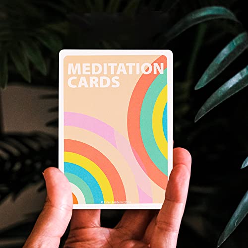 Kalan Self Care Gift Set for Women - Mindfulness Cards, Stress Relief, Meditation, Anxiety Relief, Positive Affirmations & More for Relaxation & Wellness - color: Meditation