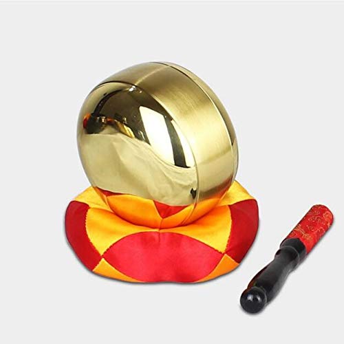 Tibetan Bowl Singing Bowl Decorative-Wall-Dishes Home Decoration Decorative Wall Dishes Tibetan Singing Bowl (Size : 15cm) ()