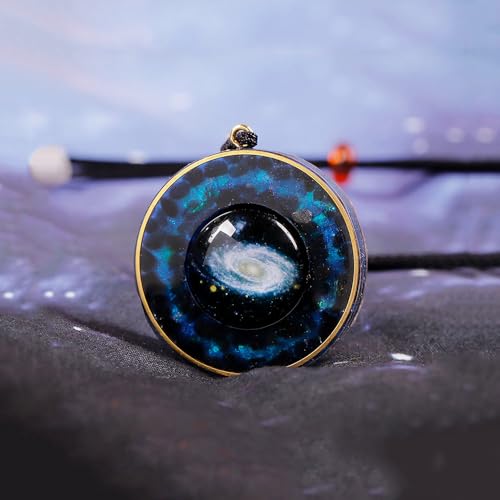 Day Day Up Orgonite Necklace - Sri Yantra Rotatable Pendant For Anti Stress Anxiety & Meditation - Malachite And Tiger Stone For Spiritual Healing & Positive Energy - color: Style 5