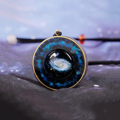 Day Day Up Orgonite Necklace - Sri Yantra Rotatable Pendant For Anti Stress Anxiety & Meditation - Malachite And Tiger Stone For Spiritual Healing & Positive Energy - color: Style 5