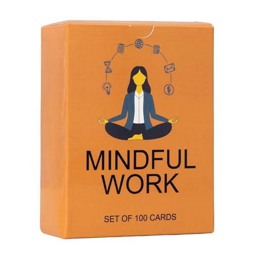Workplace Mindfulness & Team Building Cards Mindful Work Bundle (2 Deck Set for Team Meetings, Reflection & Workplace Wellbeing)