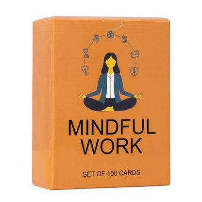 Workplace Mindfulness & Team Building Cards Mindful Work Bundle (2 Deck Set for Team Meetings, Reflection & Workplace Wellbeing)