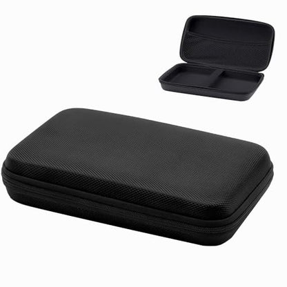 U-KIME Electronics Organizer Bag Multi-functional EVA Storage Case for Headphones, Cables, Hard Drives, Tools, Flash Drive, Power Bank, Travel Accessories(Black)