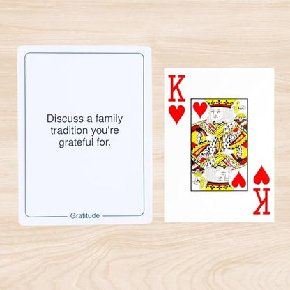 100 Mindful Families Conversation Cards – Mindfulness, Gratitude & Breathing Prompts for Self Care at Home, Travel & Therapy