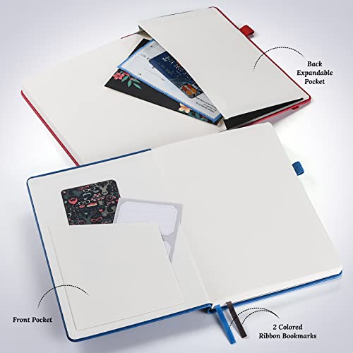 Graph Paper Notebook, 7 Pack Hardcover Notebook, Grid Notebook Journal for Women, Men, Large Leather Journals for Writing, Thick Paper, A5 Notebooks for Work, School Supplies, Engineering, 5.7"x8.5" - style: Graph