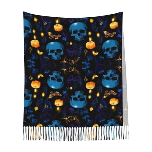 Supdreamc Cashmere Feel Scarf Soft Women Warm Cozy Scarves Multiple Colors - color: Picture (136)
