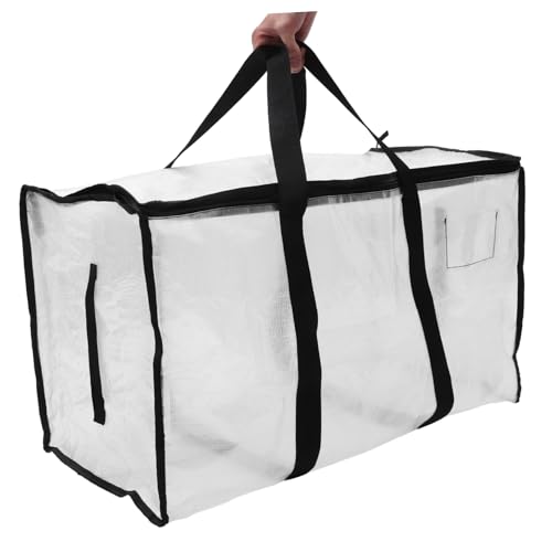 Happyyami Extra Large Storage Bag for Relocation Heavy Duty Waterproof Portable Storage Solution for Bedding and Sundries for Travel and Organizing