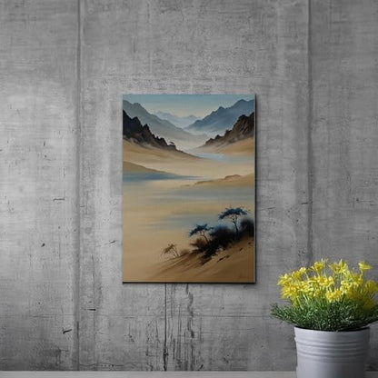 Japanese Wall Art, Minimalist Wall Art, Neutral Abstract Art, Modern Minimalist, Zen Wall Art, Zen Printed Wall Art, Japanese Art Print, Modern Decor Canvas, Arts