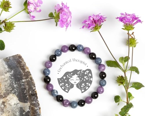 Calming Anxiety Bracelet, Reiki Infused, Energy Bracelet, Reiki Gift, Reiki jewelry, Gemstone bracelets, Crystal bracelets