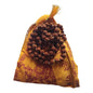 BHAVICREATION Rudraksha Mala with Gomukhi japa Bag 108 Beads Hare Krishna Mala Puja samagri (Rudraksha mala 9 mm) - color: Rudraksha Mala 9 MM