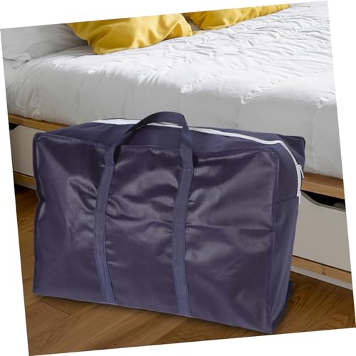 Toyvian Luggage Storage Bag for Moving Capacity Household Sundries Storage Bag with Handles Comforter Bag for Travel Camping and Organizing Clothes