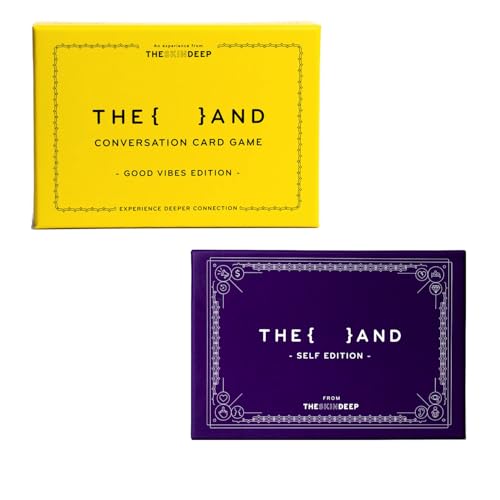 Self Love and Good Vibes Bundle - 398 Relationship and Self Reflection Cards to Improve Self Awareness While Vibing in Good Conversation by The Skin Deep