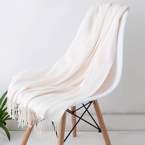 Thin Fashion Scarves for Women Spring Summer Sunprotection Lightweight Large Scarf Shawls Fall Neck Warm Wraps - color: Beige-thin