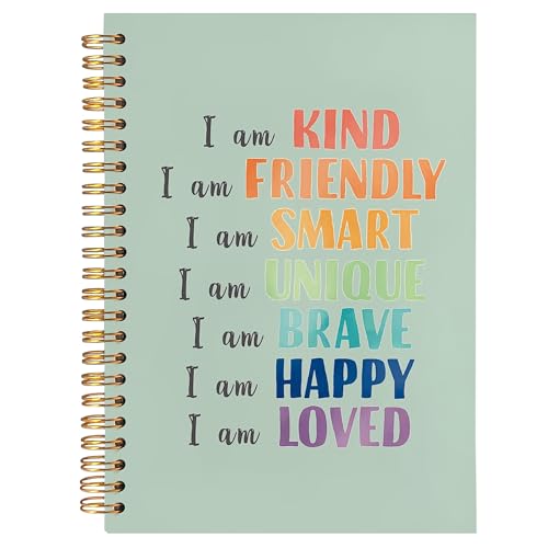 BearCake Notebook Journal, Blue Floral Notebook for Women,Journal for Women, Aesthetic Office Supplies Hardcover Spiral Notebook 5.5x8.3 635 - color: physiotherapy-cheer green