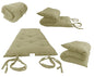 D&D Futon Furniture Traditional Japanese Floor Futon Mattresses, Foldable Cushion Mats, Yoga, Meditaion Single Size 3" Thick X 27" Wide X 80" Long (Tan) - color: Tan