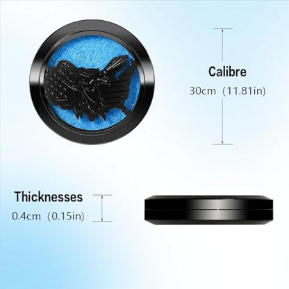 Aromatherapy Diffuser Necklace-Eagles Essential Oil Necklace,Aromatherapy Diffuser Pendant for Men and Women,Portable,Suitable for Yoga,Meditation,Travel,Stress Relief Gift(Black 30mm) - color: Eagles Black