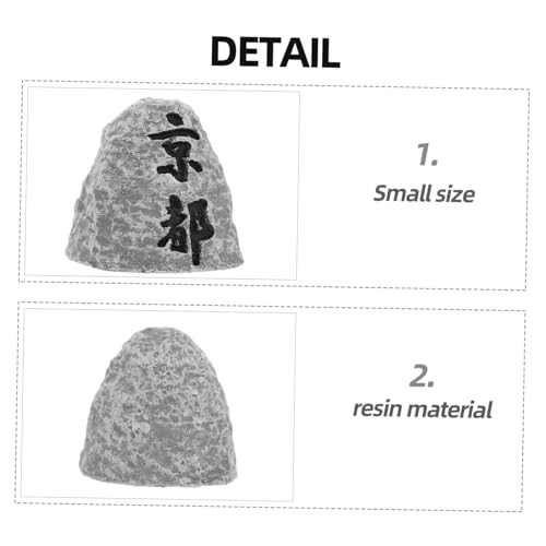 SUPVOX Stone Monument Statue Japanese Garden Decor Mini Zen Garden Rock for Home Office Desk Decor